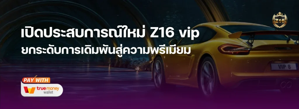 เปิดประสบการณ์ใหม่ กับ Z16 vip ยกระดับการเดิมพันสู่ความพรีเมียม